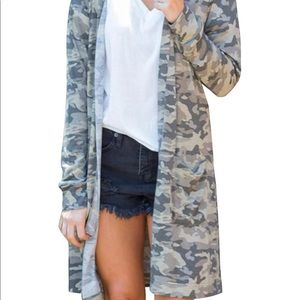 camo cardigan